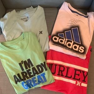 BUNDLE- miscellaneous tees boys size 7-8